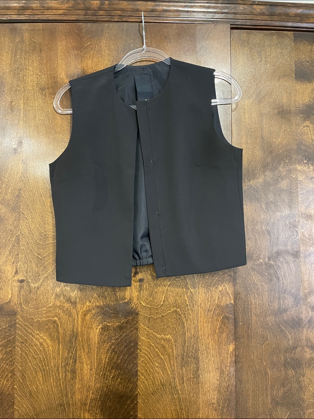 ROE Black Sleeveless Dress Vest